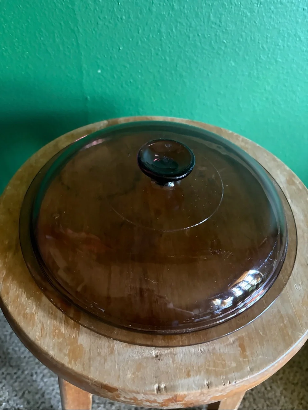 Vintage Corning Visions Amber glass Casserole Dish 2.5 quart
